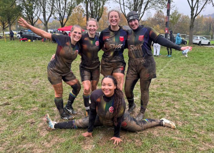 Ladies der Rugby-Spielgemeinschaft KaiserBrücken Herbstpokal 2025 in Marburg