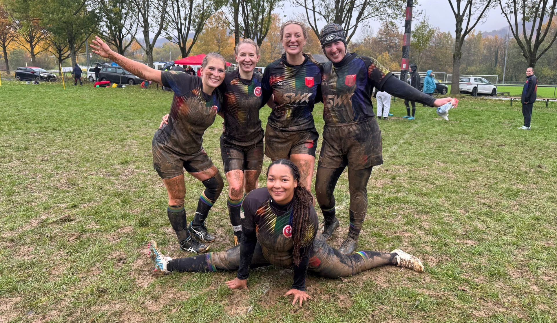 Ladies der Rugby-Spielgemeinschaft KaiserBrücken Herbstpokal 2025 in Marburg
